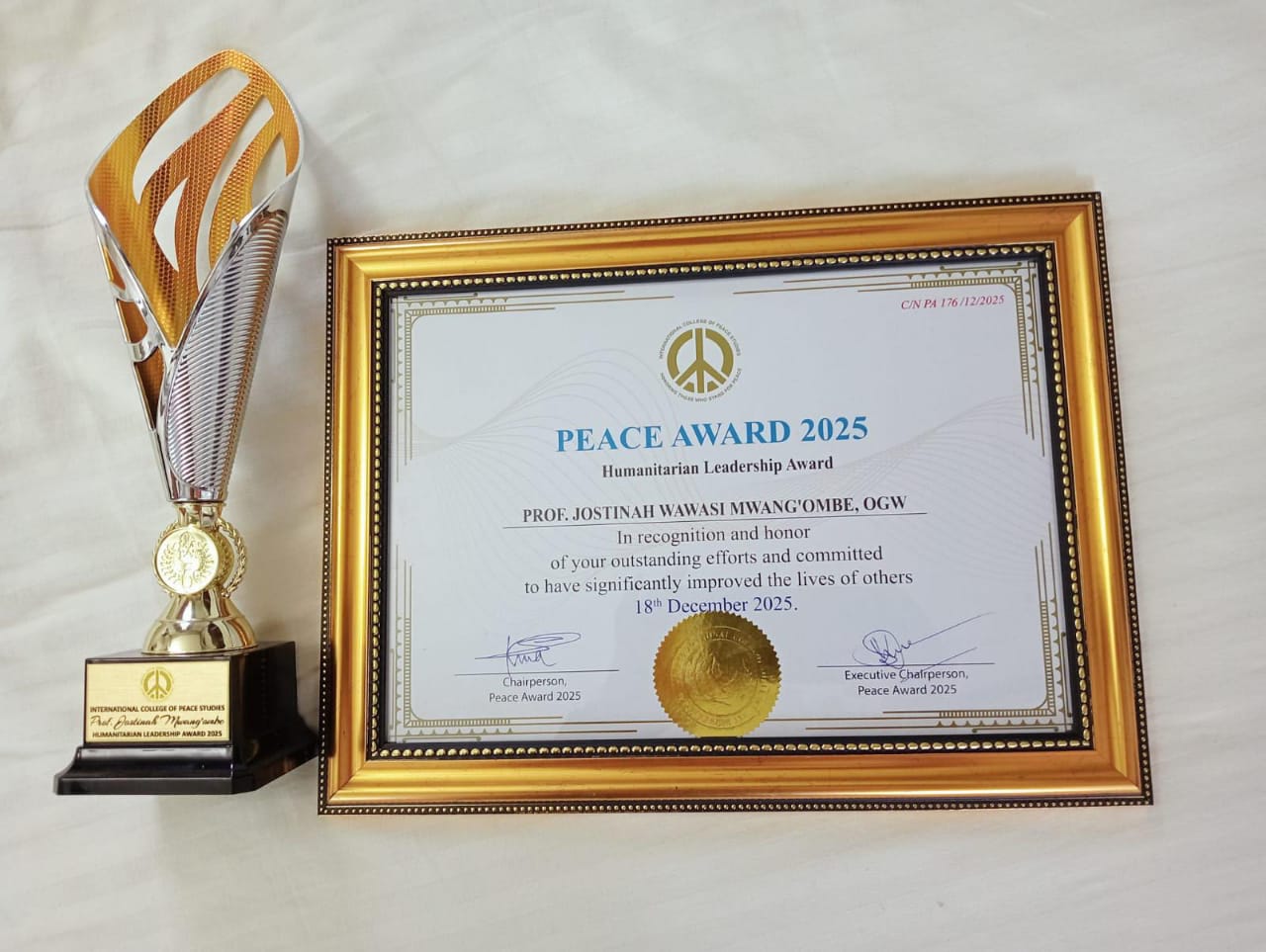 International Peace Award 2025